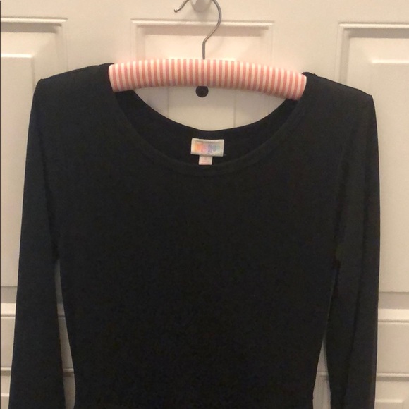 Lularoe small Georgia dress Solid Black NWT ! - Picture 2 of 4